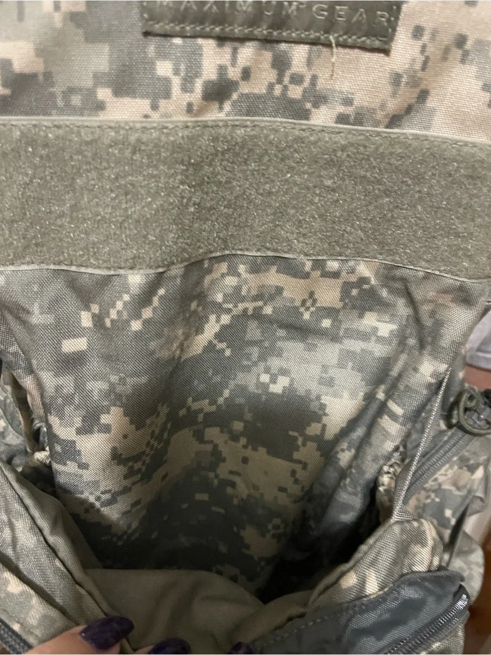 CamelBak Digital Camo Hydration Pack in Olive/Gray Linchpin Model